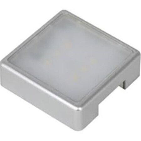 Jesco Snap-On LED Square Puck Light 2700K, White RZ-TR-SQ-27-WH
